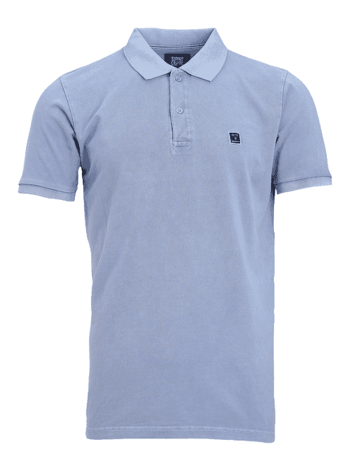 OTTO - Light Blue Polo Collar T Shirt - GOMF34505_1