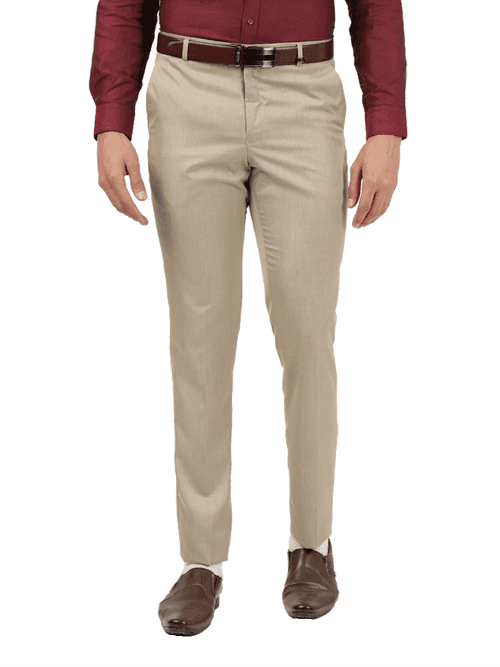 OTTO - Beige Formal Core Trousers - NEWPORT_1