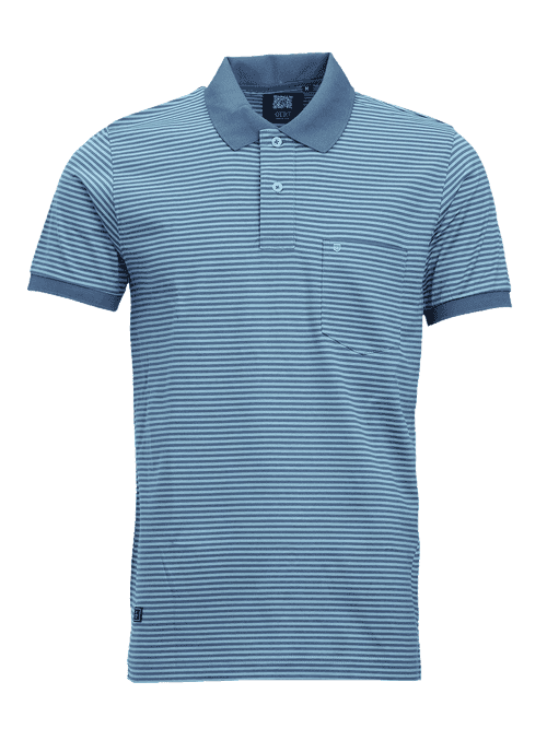 OTTO - Blue Stripes Polo T Shirt - GOMRAP34242_1