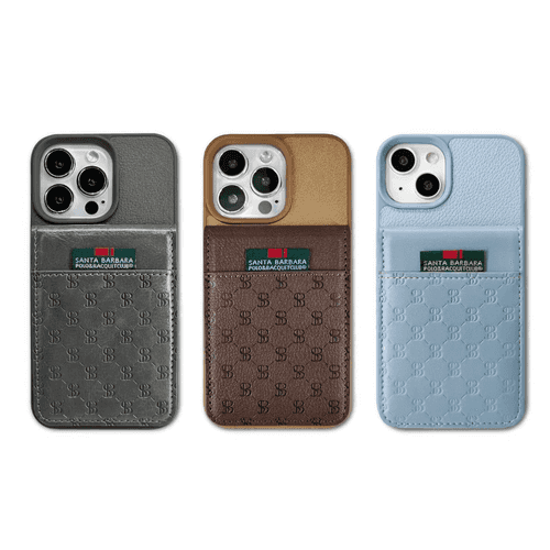 iPhone 13 Cover - Santa Barbara HULDE Series Genuine Leather Case