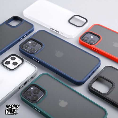 iPhone 13 Mini - Frosted Matte Drop & Camera Protection Case / Cover