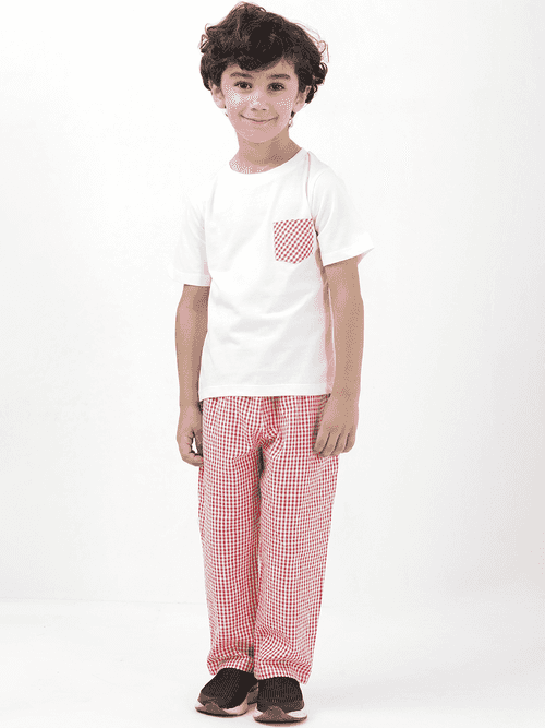 Pink Puffies: Comfy Cottony Sleepwear for Boys