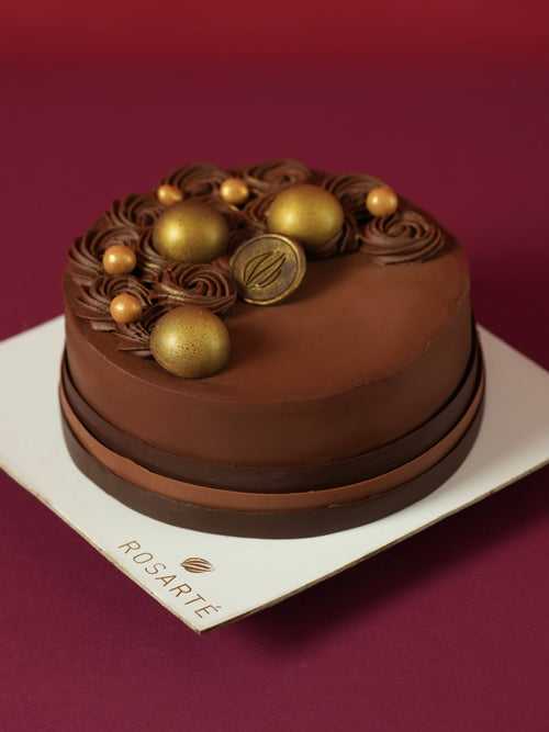 Belgian Chocolate & Caramel Cake