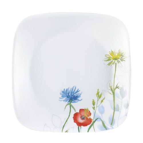 Corelle Asia Collection Daisy Field 26.7cm Square Round Dinner Plate (Single)