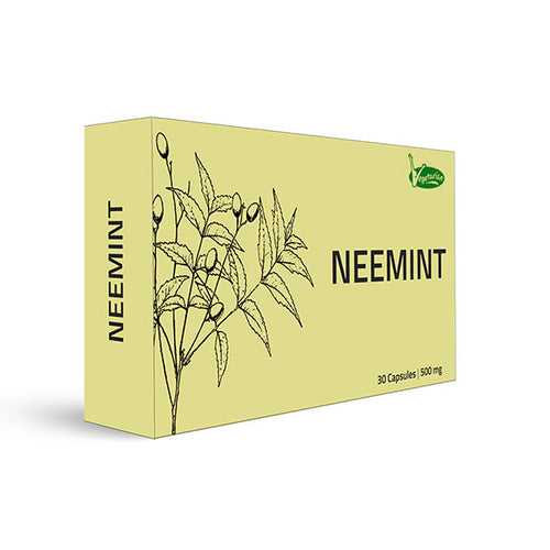 Neemint - Neem Oil + Peppermint Oil 500mg Enteric Coated 30 Capsules