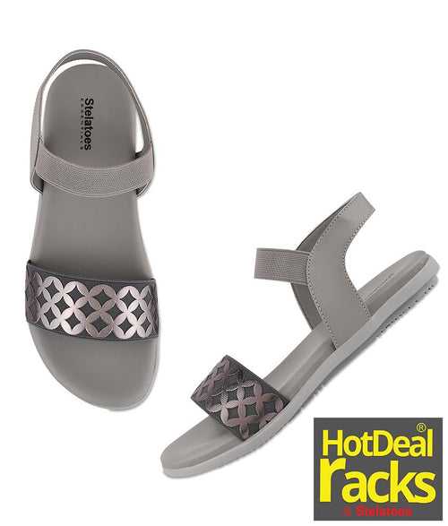 Women Grey Casual Sandals