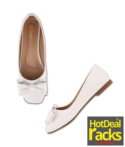 Women White Casual Ballerinas