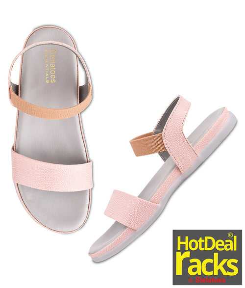 Women Peach Casual Sandals