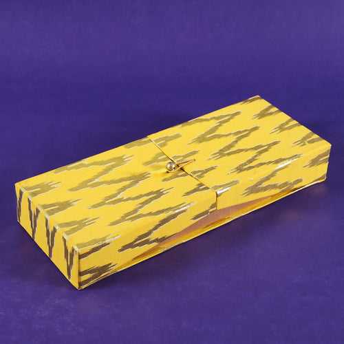 Yellow & Gold 3 Partition Box