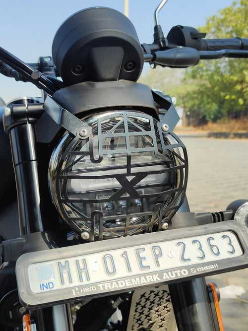Harley X440 Headlight Grill (Stainless Steel) Black