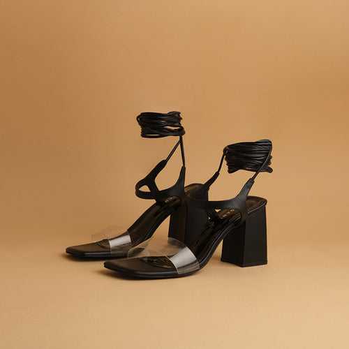 Andrea Tie-up Heels