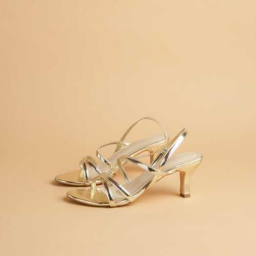 Peyla Metallic Heels