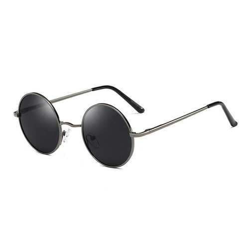 Round Black Sunglasses