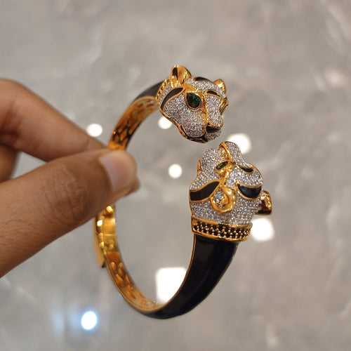 Black Gold Panther Bracelet