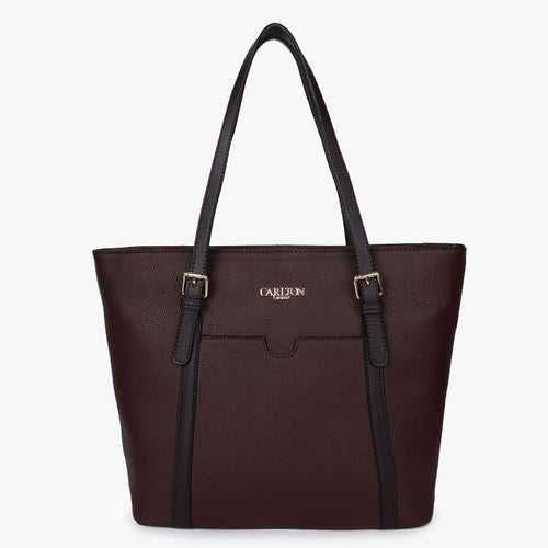 Women Colourblocked Oversized Shopper Hobo Bag with Tasselled
