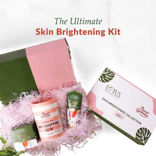 Power Gummies x Lotus Botanicals Skin Brightening Kit