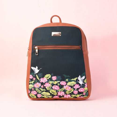 Lotus Field Compact Backpack