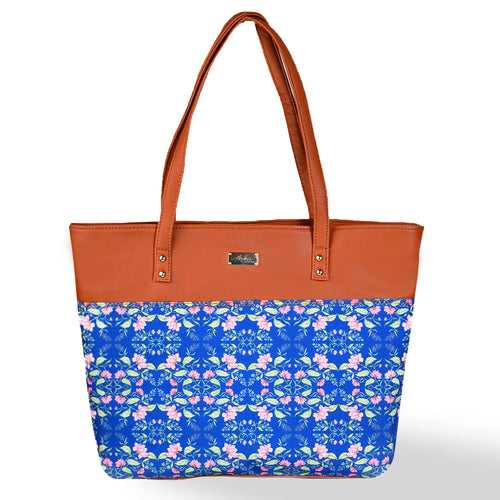 Summer Florescence Blue Office Bag