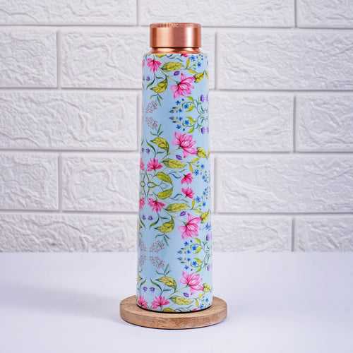 Summer Florescence Copper bottle - Light Blue