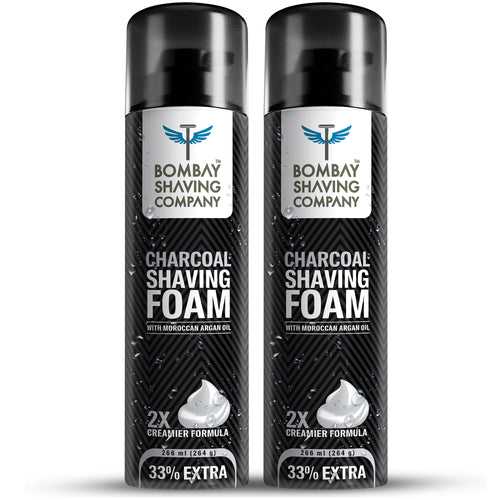 Charcoal Shaving Foam (Pack of 2)