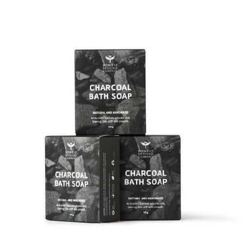 Charcoal Bath Soap, 125g (Pack of 3)