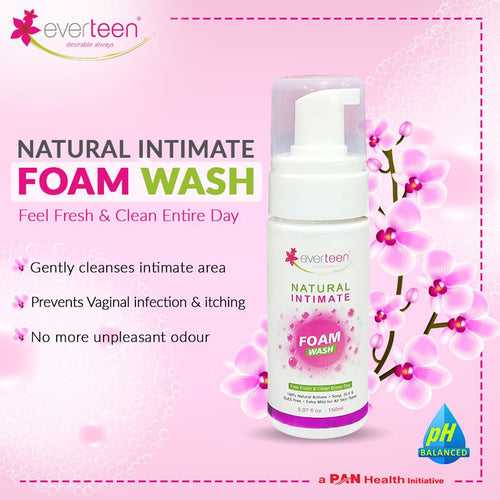 everteen Natural Intimate Foam Wash for Women