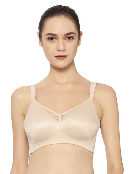Triumph Minimizer Non Padded Non Wired Full Cover T-Shirt Bra with Wide Straps (Lz-Skin) Style# 100I526