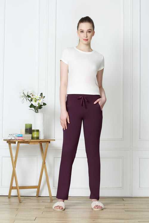 Vanheusen Women's Stretch Lounge Pants (Potent Purple) Style# 55303