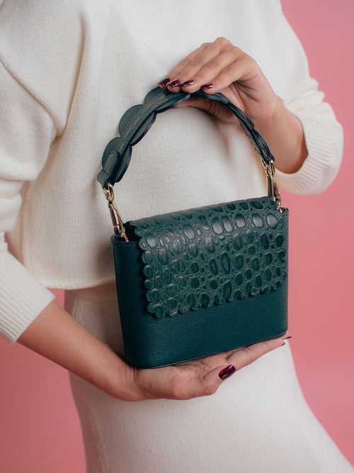 Curvy Mini Bag (Emerald)