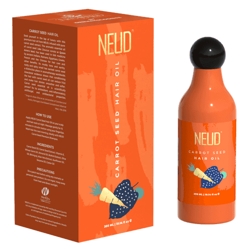 NEUD Carrot Seed Premium Hair Oil for Men & Women - 300ml