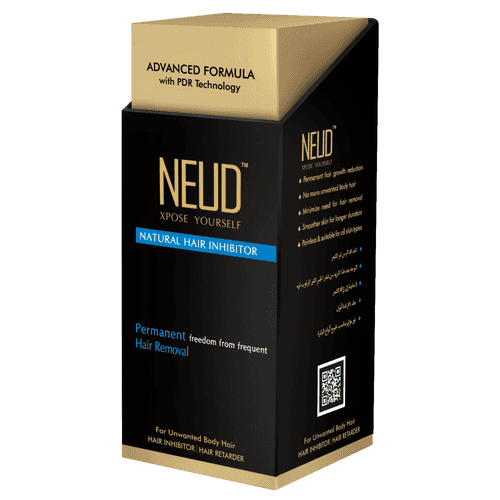 NEUD Natural Inhibitor for Unwanted Hair in Men & Women