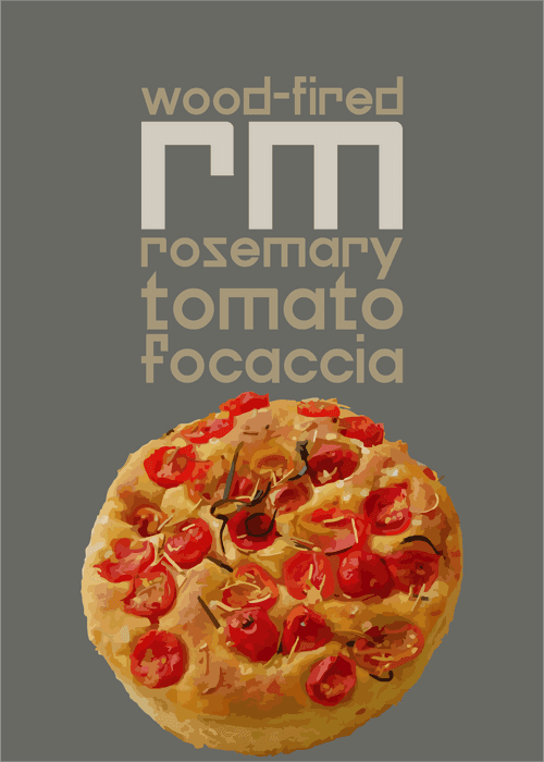 Rosemary, Garlic & Tomato Focaccia