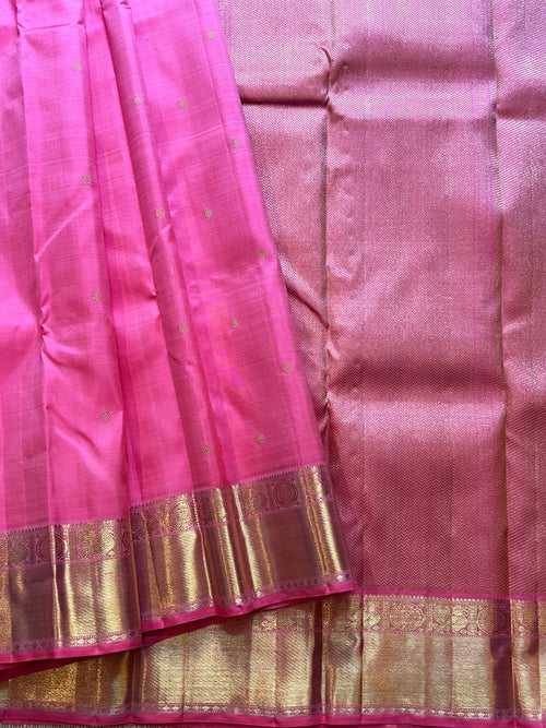 Lotus pink / Kanchipuram silk