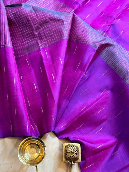 Premam :  purple muthukattam kanjipuram silk