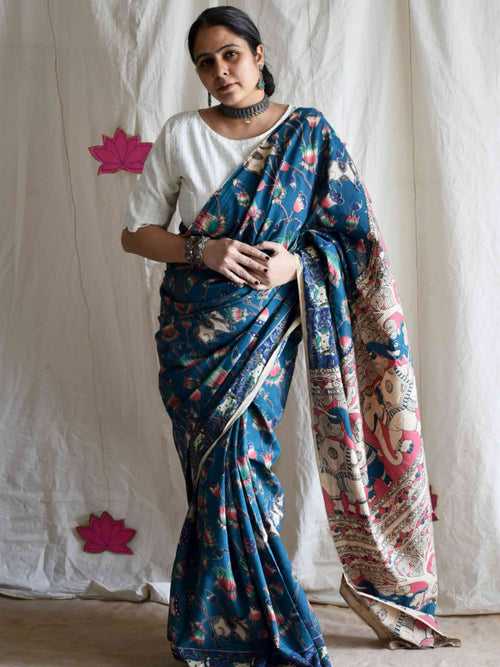 Kosh - kalamkari printed saree