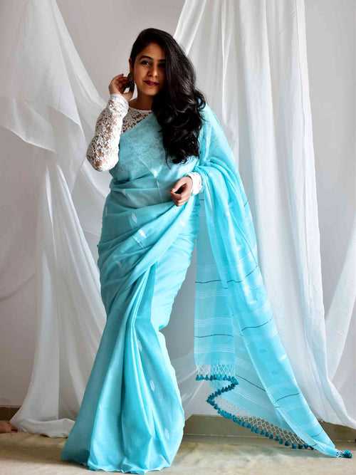 Jhilmil - Jamdani mul cotton saree