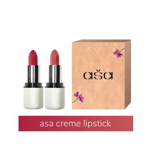 asa Pretty Pout Mini Lipstick combo (Calm Cranberry & Alluring Almond)