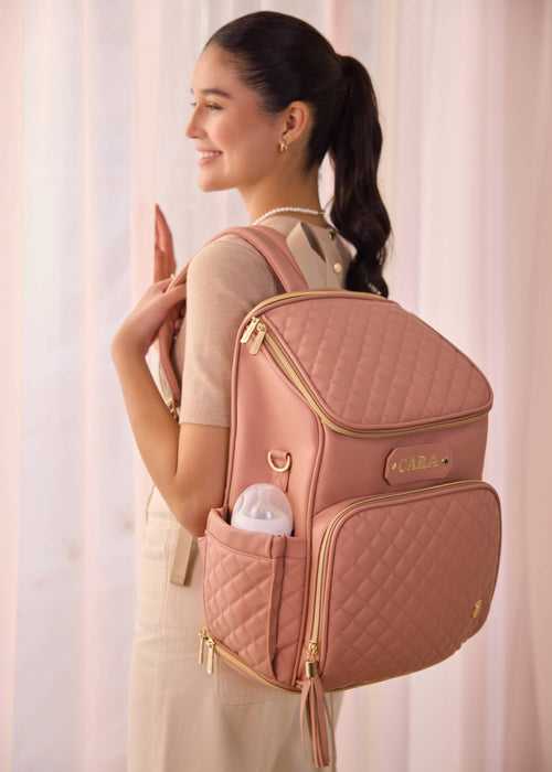 The Super Trooper Luxe Diaper Bag - Miami Pink