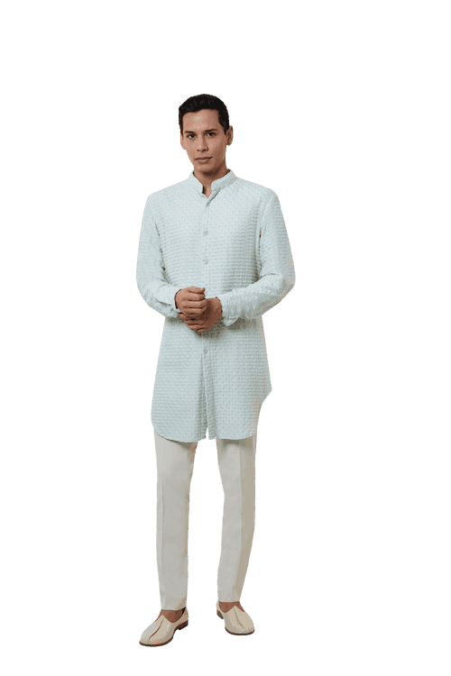 PLANT BEADED KURTA