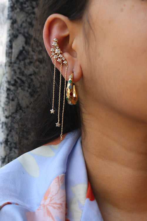 Starry Affair Clip on Ear cuffs