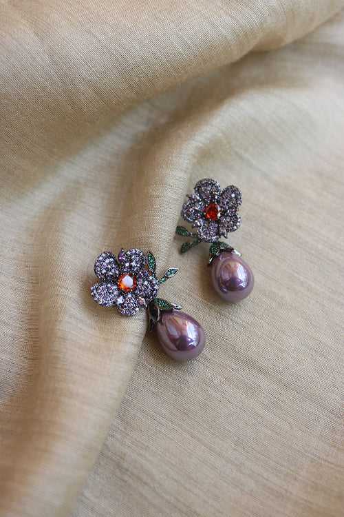 AD Purple Flower Drops