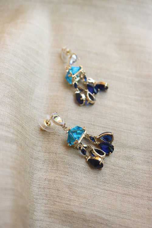 Blue Chime Drop Earrings