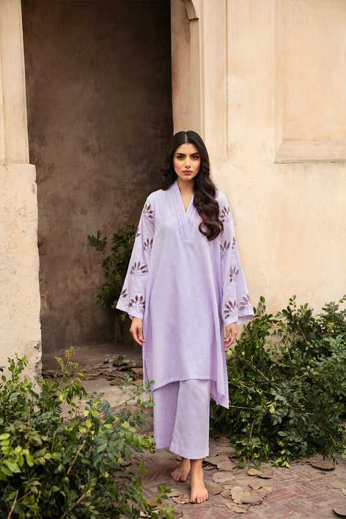 Studio Mehr SS Printed Lawn '24 - French Lace Matching Set