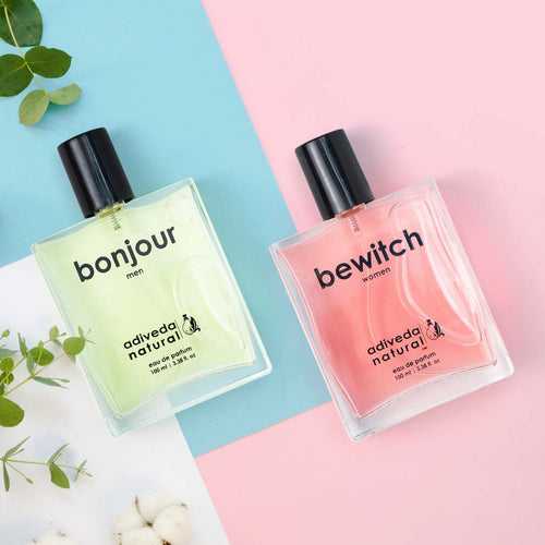 Bonjour and Bewitch For Men & Women | Floral, Fresh, Woody and spicy Perfume 100 ml