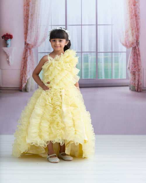 Olivia Subtle Yellow Dress