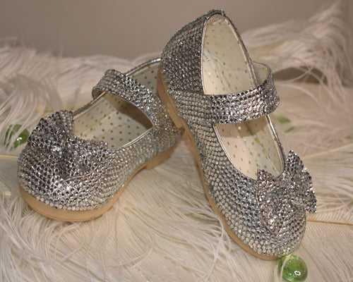 Fanny Silver Swarovski Shoe