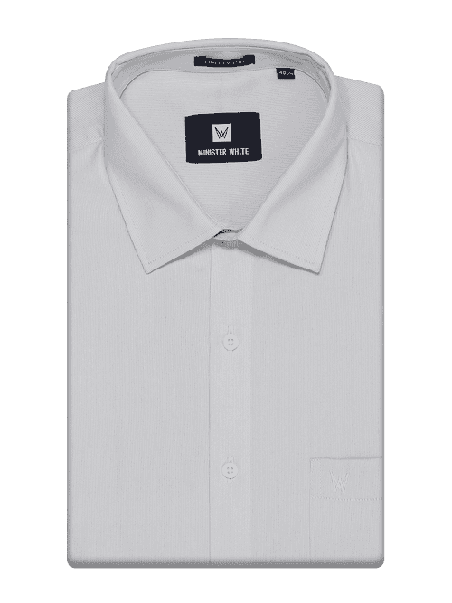 Mens Cotton Steel Colour Striped Regular Fit Shirt Tweed