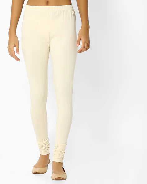 Women Off White Leggings (GBLG1002)