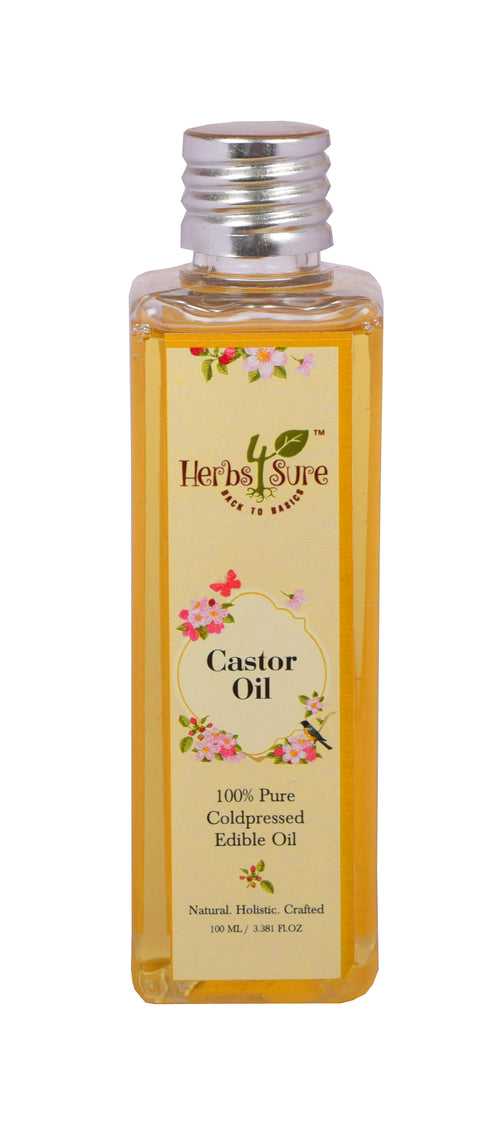 COLD PRESSED WOOD PRESSED 100% PURE CASTOR OIL (edible)