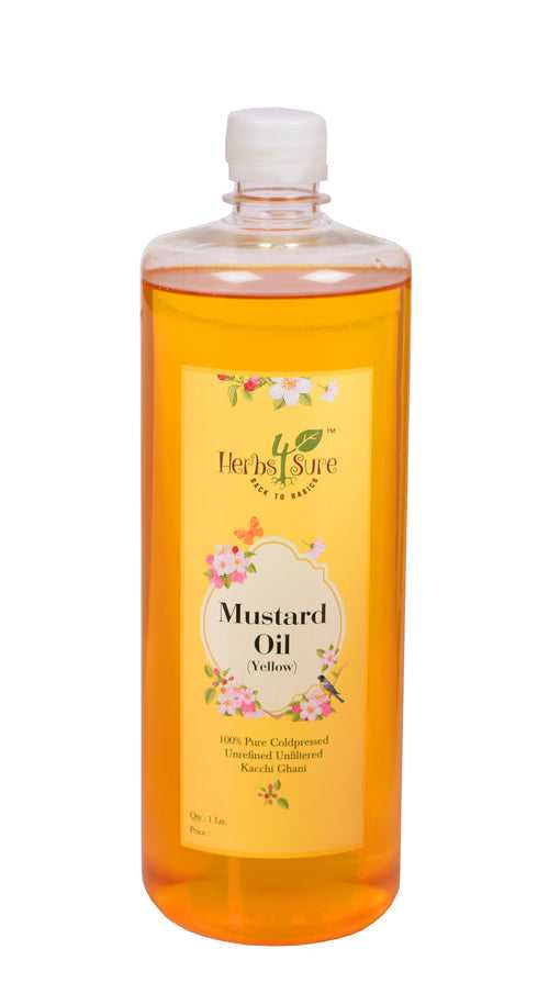 COLD PRESSED WOOD PRESSED YELLOW MUSTARD SEED OIL